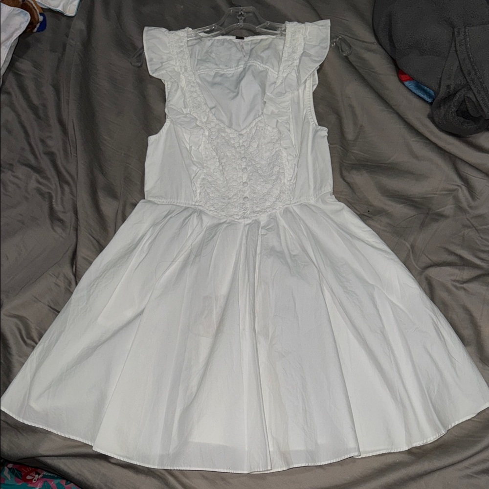 Free People White Summer/Spring Dress